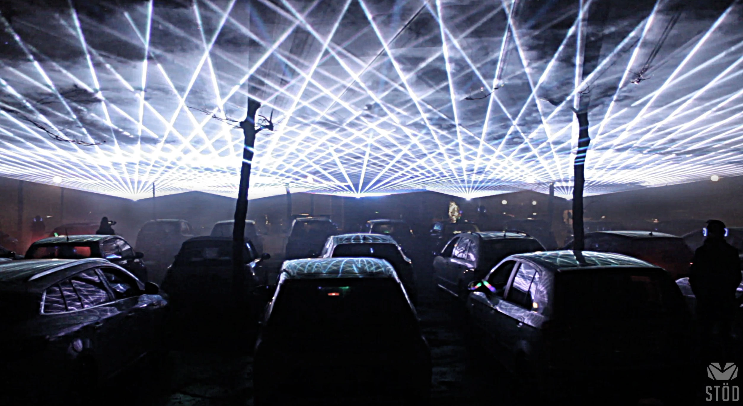 Drive-in Lasershow view 1
